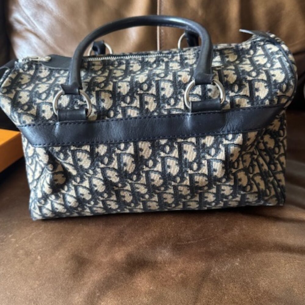 Dior Doctor-Bowling  Trotter Oblique Jacquard Bag